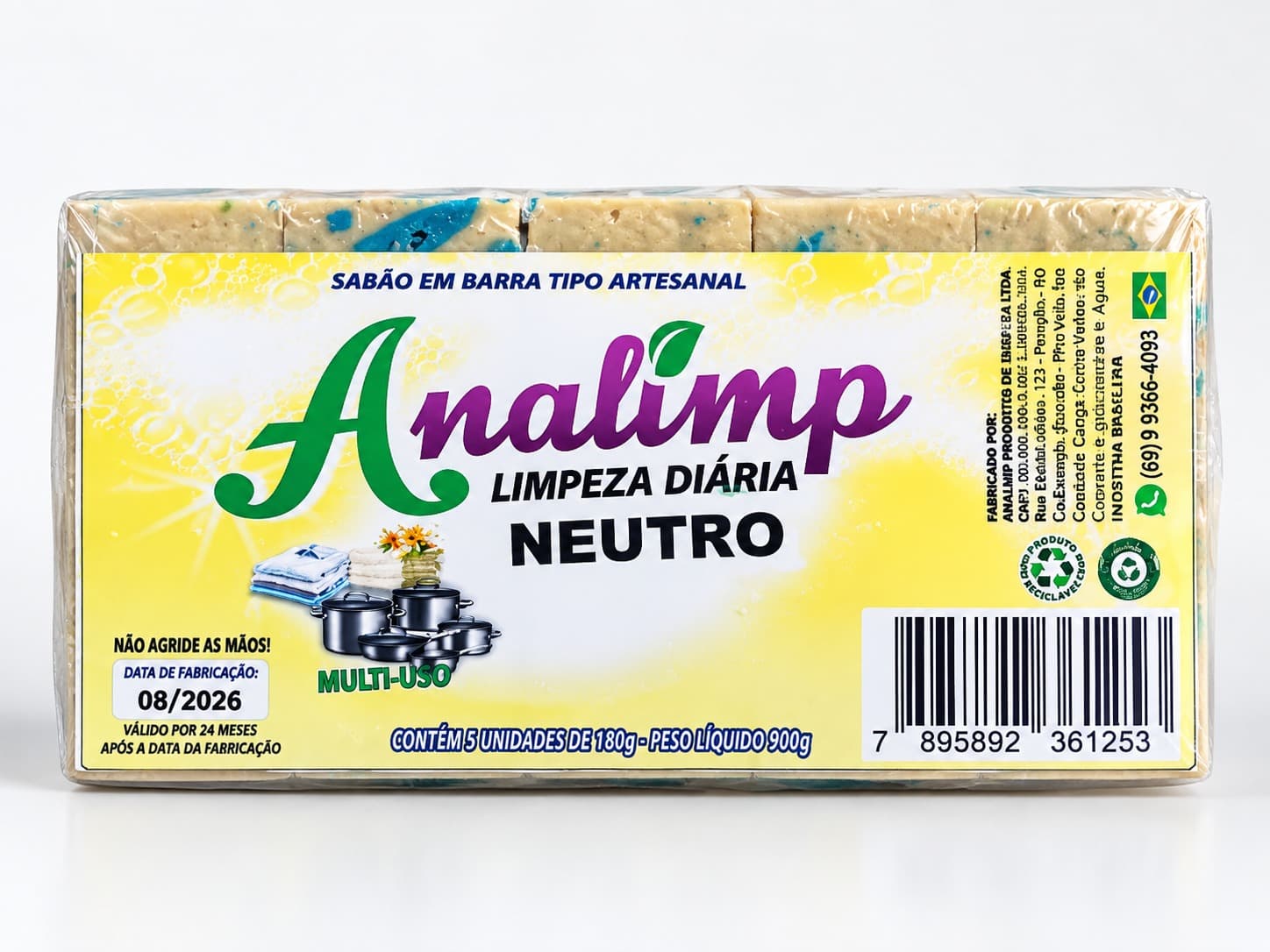 Sabão em Barra Neutro