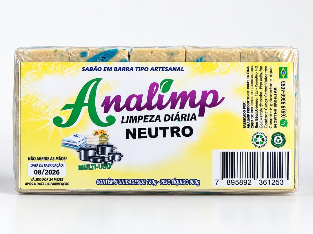 Sabão em Barra Neutro